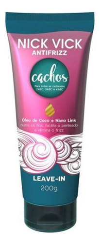Leave-in Cachos Nick Vick Antifrizz 200g