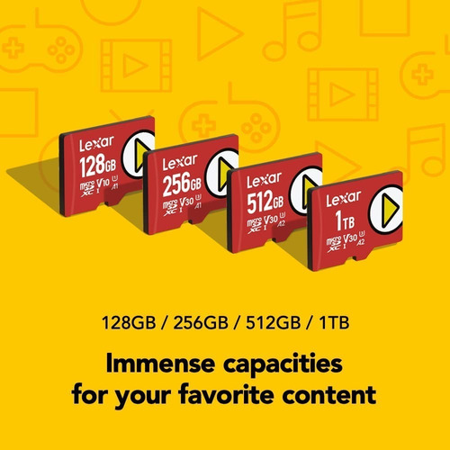 Imagen 4 de 7 de Tarjeta De Memoria Lexar Play Nintendo 256gb Microsd 150mb/s