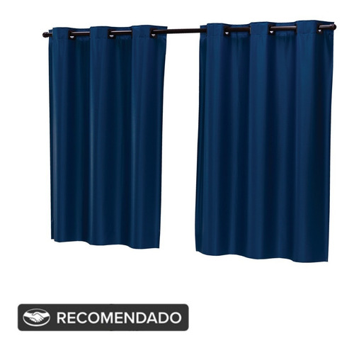 Cortina Sala Quarto Corta Luz Blackout Blecaute 2,20 X 1,30