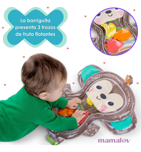 Tapete De Agua Para Bebés Hungry Monkey Bright Starts 16755