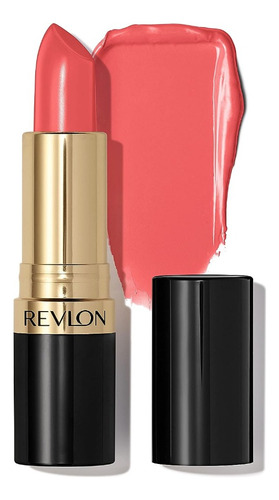 Revlon Super Lustrous Lipstick Hidratante Labial Revlon Acabado Cremoso Color Coralberry 674