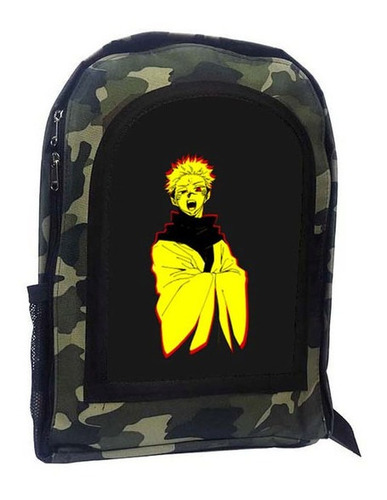 Mochila Camuflada Jujutsu Kaisen A38