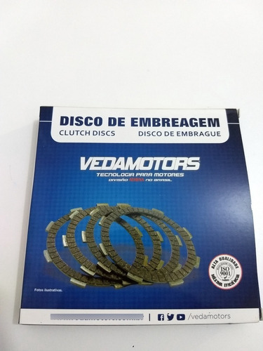 Kit Discos Embrague Honda Tornado Cbx Twister 250 Vedamotors