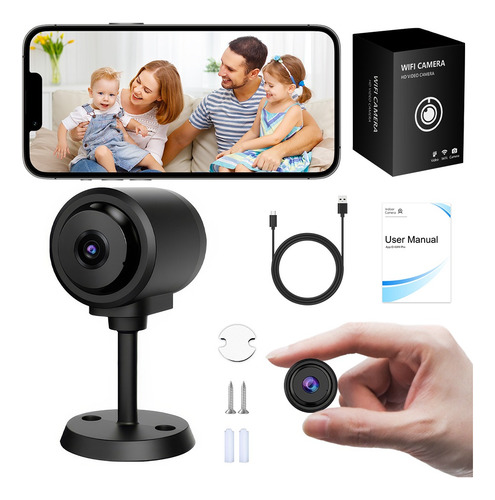 Mini Camaras De 3mp Espía Wifi Full Hd Camaras De Seguridad