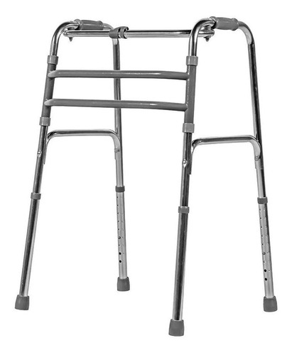 Andador Articulado Dobrável Mercur Prata - 130 Kg - Bc1515