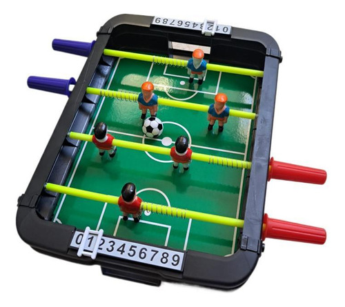 Pebolim Mini Totó Infantil Compacto Futebol De Mesa