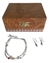 Comprar Regalo Mujer Joyas Pulsera Plata Y Fino Joyero Enchapado