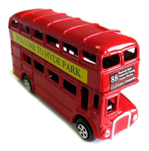 Bus Londinense Colectivo Sacapuntas Coleccion Metalico 172a
