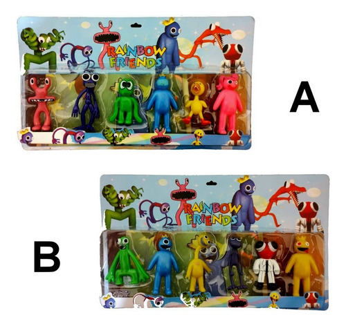 Rainbow Friends Set X 6 Amigos Del Arco Iris Roblox