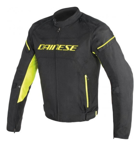 Campera  Dainese D-frame Tex Black / Yellow Fluo Oficial