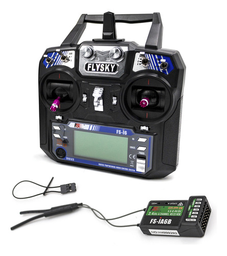 Receptor De Control Remoto 2a Flysky Radio.. 4 Ghz 6 Canales
