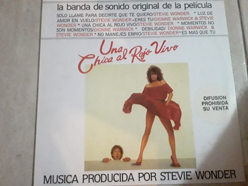 Stevie Wonder - Una Chica Al Rojo Vivo - Lp Vinilo / Kktus