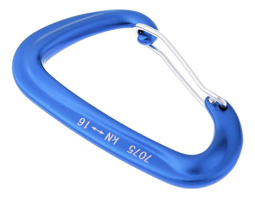 2xaluminio Alambre Puerta Hamaca Seguridad Carabiner D Tipo