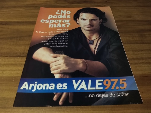 (pg753) Ricardo Arjona * Publicidad Fm Vale