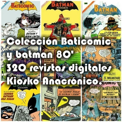 Colección Revista Baticomic, Muchos Ejemplares Edit. Novaro
