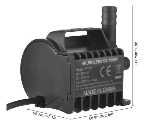 Bomba Eléctrica Sumergible Portátil Con Bomba De Succión Par