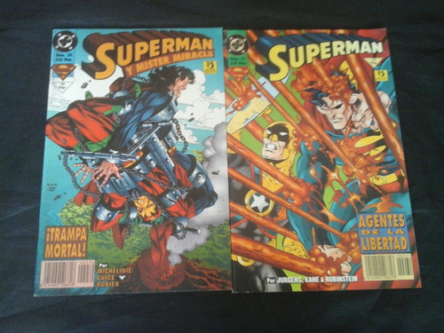 Pack Superman Y Mr. Miracle (completo) - 2 Ejs