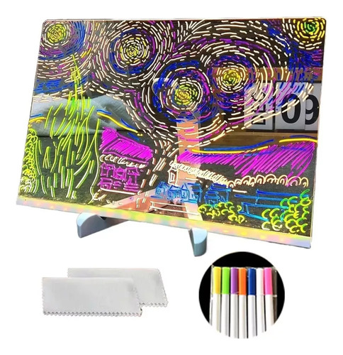 Puzle De Dibujo Brillante Para Niños, Diy, D
