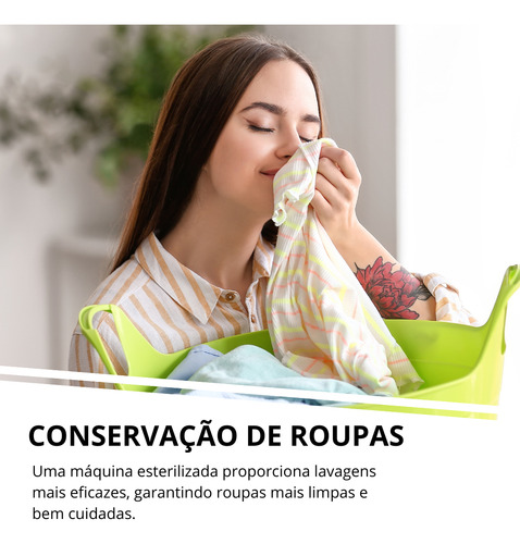 Pastilha Tablete Limpar Higienizar Máquina Lavar Roupa 12un