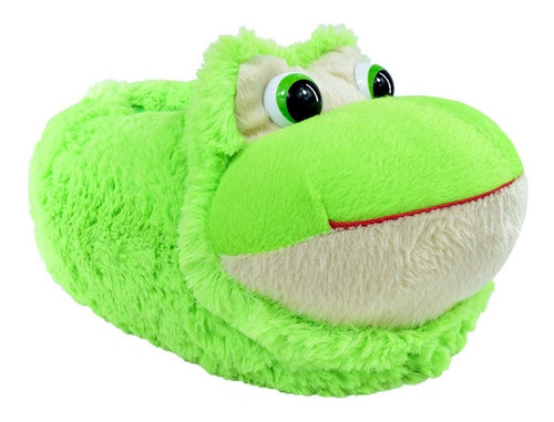 Imagem 3 de 10 de Pantufa Sapo Em Pele 35-37-39.- Pantufa- Pelúcia