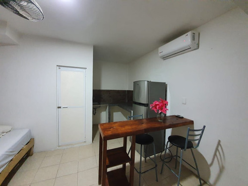 Imagen 3 de 12 de Estudio Amueblado En Renta Con Internet Incluido En Playa De