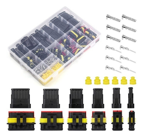 Kit De Conectores Eléctricos Automotrices Y Enchufes De 708