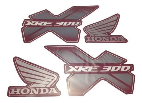 Kit Adesivo Faixa Moto Honda Xre300 Xre 2014/2015 - Vermelho Cor Vermelha