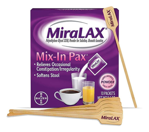 Miralax Laxante En Polvo Para Un Alivio Suave Del Estreñimie