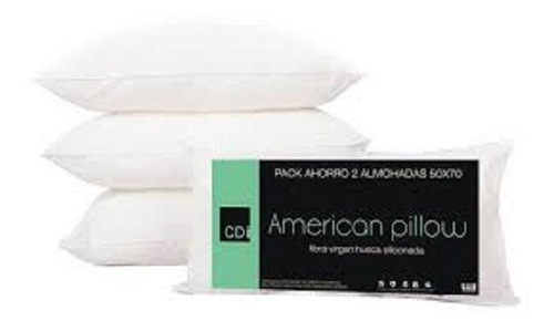 Pack X2 Almohadas Vellon Siliconado Super Oferta!!