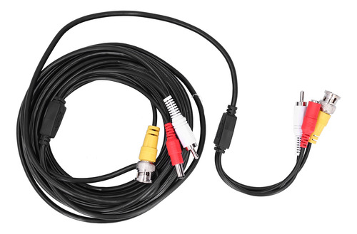 Cable De Alimentación Cctv Portátil 3 En 1 Para Vídeo Bnc++d