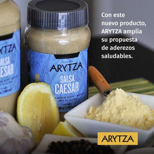 Salsa Caesar Arytza Gourmets Sin Tacc En Frasco X340g