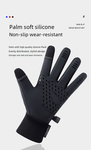 Guantes De Ciclismo De Forro Polar De Invierno Para Hombre Y