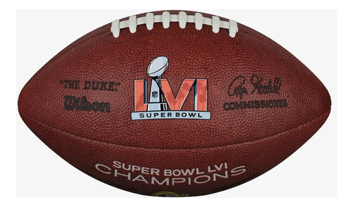 Balon Americano Nfl Conmemorativo Super Bowl Lvi Rams Wilson