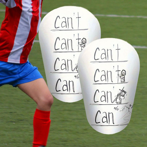 2 X 2x Mini Espinilleras De Fútbol Espinilleras De