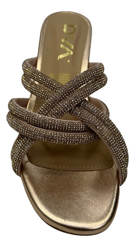 Sandalias De Tacon Para Vestir Y Brillos Dva D713803