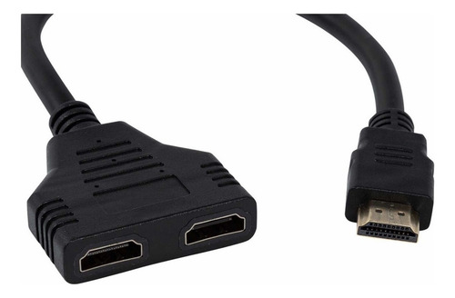 Divisor y duplicador 4K de 1 HDMI macho a 2 HDMI hembra