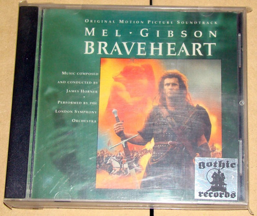 James Horner Braveheart Corazon Valiente Soundtrack Cd Usa 