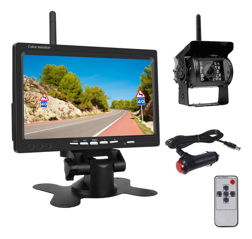 Kit De Camara De Respaldo Y Monitor Inalambrico Para Coche,