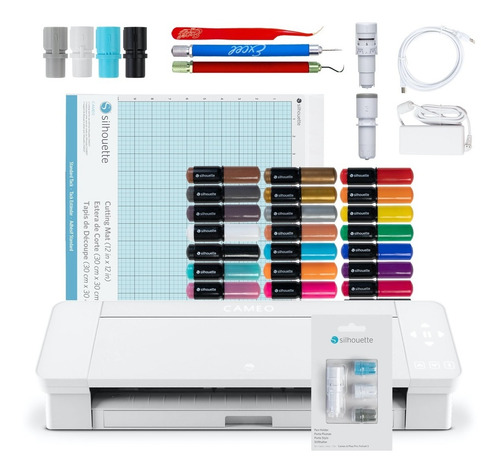Imagen 1 de 1 de Combo Silhouette Cameo 4 Sistema Completo