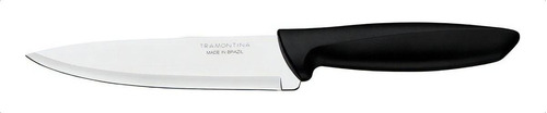 Cuchillo A/c Chef 8 Pulgadas. Plenus Tramontina Color Negro