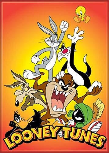 Ata-boy Looney Tunes Pyramid Of Characters 2.5  X 3.5  Imán 