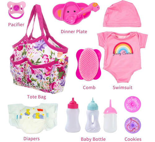 Ecore Fun Accesorios Para Muñecas De Muñecas Ecore 13 Piezas