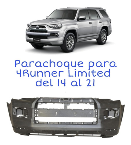 Parachoque 4runner Limited 2014 Al 2021