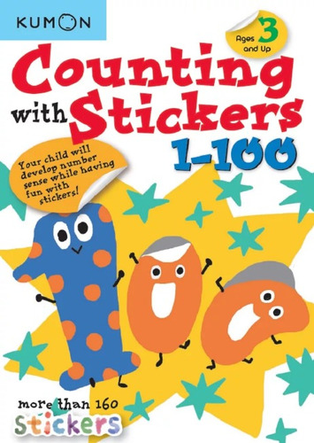 Libro Kumon Actividades Contando Con Stickers En Ingles 