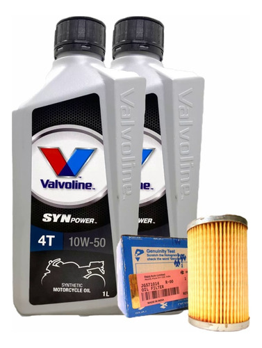 Kit Dominar 250 400 Filtro Aceite Original + 10w50 Valvoline