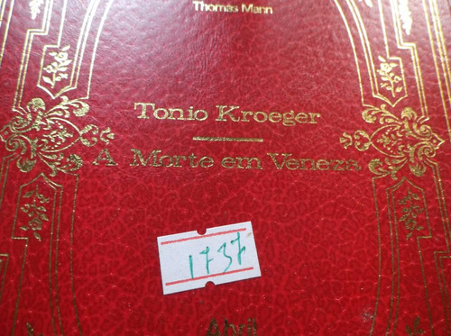 Imagem 2 de 6 de Livro Tônio Kroeger A Morte Em Veneza Ano 1972 , N1737