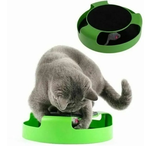 Imagen 2 de 8 de Juguete Gato Atrapa Ratón Juego Interactivo Para Mascota A