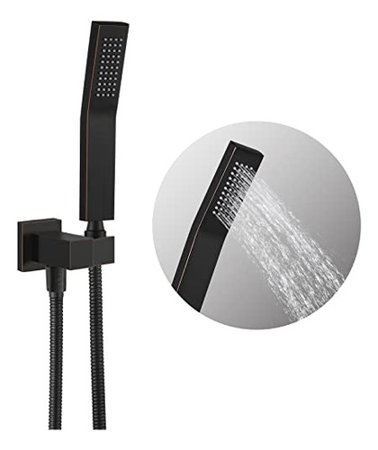 Oil-rubbed Bronze Solid Brass Hand Held Shower Head Wal...