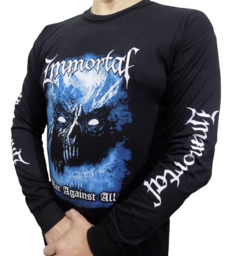 Remeras Manga Larga De Immortal Rockería Quer Sea Rock