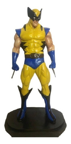 Action Figure Boneco Wolverine Estatua Em Resina